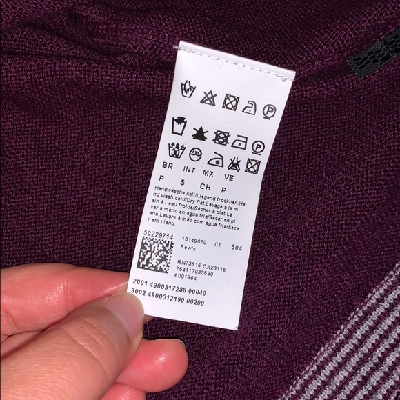 NWT Hugo Boss Half Zip Sweater, Small - Picture 4 of 10